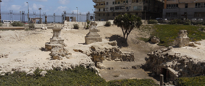 Das Gelände der Shatbynekropole in Alexandria heute. (Foto Schmidt)